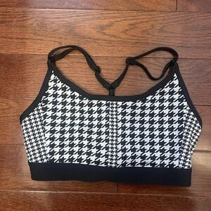 NIKE GINGHAM SPORTS BRA
